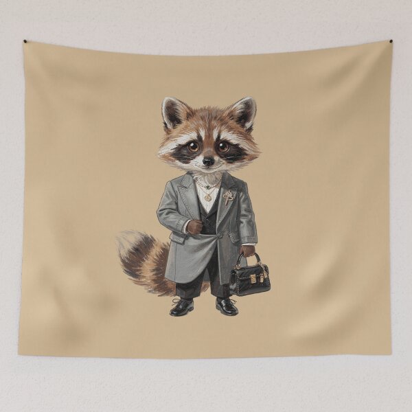 Item preview, Where the Raccoon Wears Elegance designed and sold by T7xDesigns.
