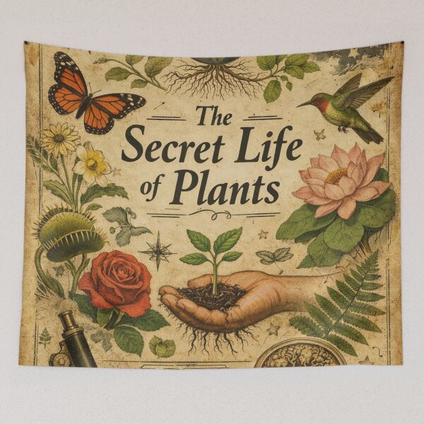 Item preview, The Secret Life of Plants – Vintage Botany Collage designed and sold by Mauswohn.