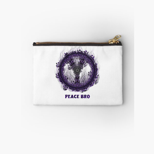 Item preview, Peace Bro – Mandala Peace Symbol with Smoke Effect designed and sold by Yatra graphics.
