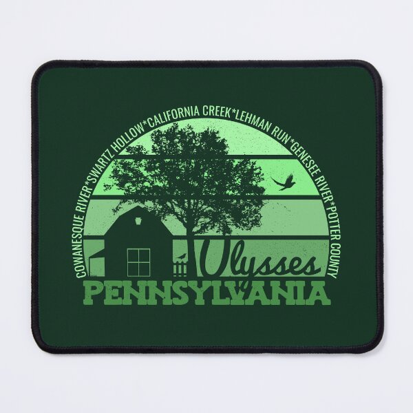 Item preview, Ulysses Pennsylvania Sunset Retro Vintage Local Pride Logo designed and sold by CRHPOD20.