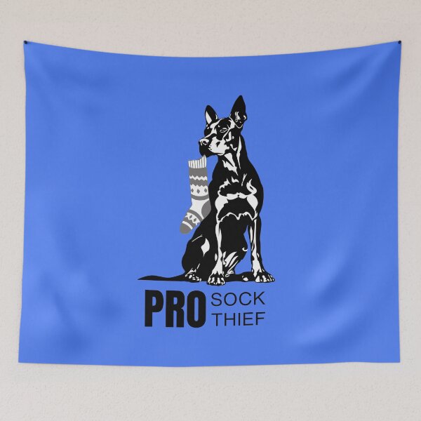 Item preview, Pro Sock Thief Funny Dog designed and sold by Sachie's Studio.