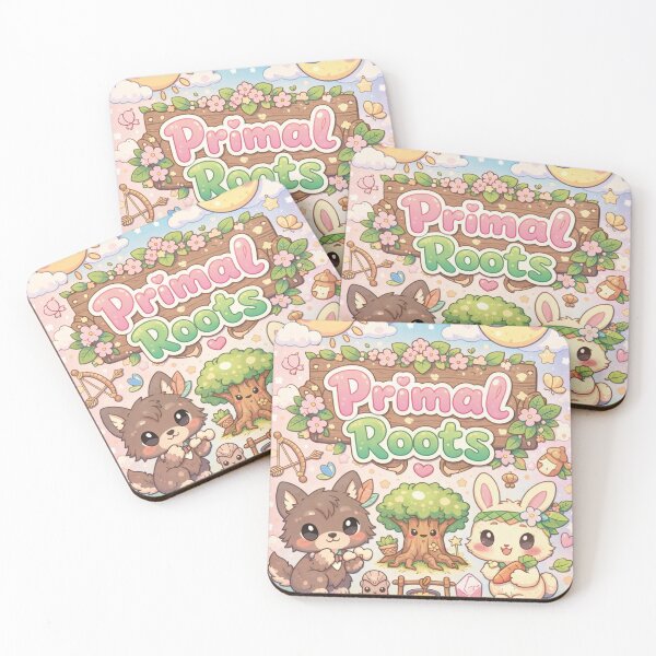 Item preview, Primal Roots – Cute Kawaii Stone Age Adventure Design designed and sold by Mauswohn.