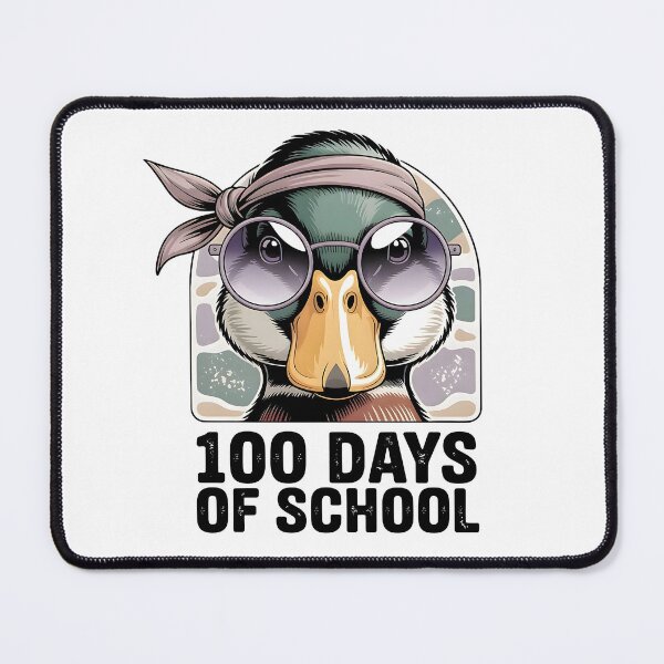 Item preview, Ducked' 100 Days of School designed and sold by Michaellan.