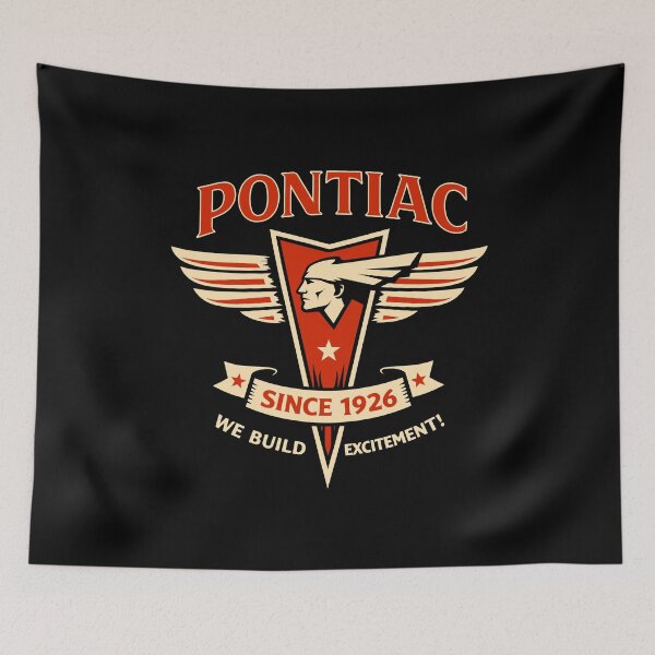 Item preview, Vintage American Pontiac Muscle Car Garage Emblem designed and sold by w1ckerman.