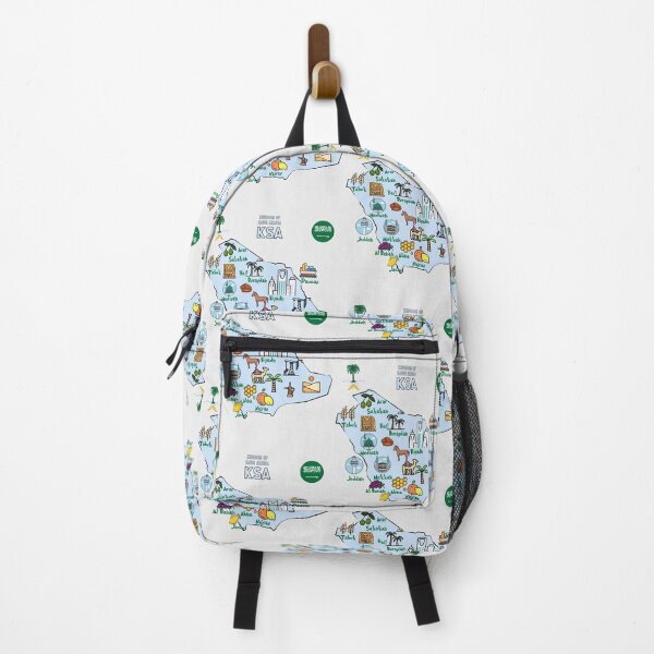 Item preview, Saudi Arabia Map Art, Landmarks & Culture Doodle designed and sold by mashmosh.