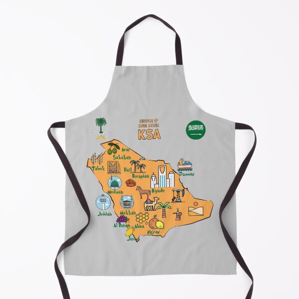 Item preview, Saudi Arabia Map, Landmarks & Heritage Guide designed and sold by mashmosh.