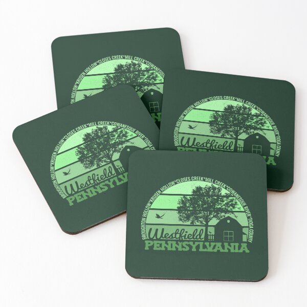 Item preview, Westfield Pennsylvania Sunset Retro Vintage Local Pride Logo designed and sold by CRHPOD20.