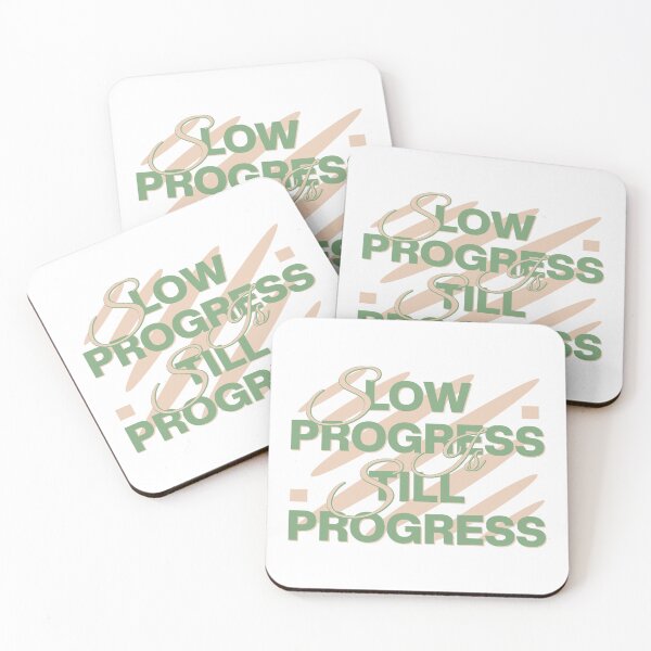 Item preview, Slow Progress Still Progress  Minimal Motivational Typography designed and sold by LkmDsgn.