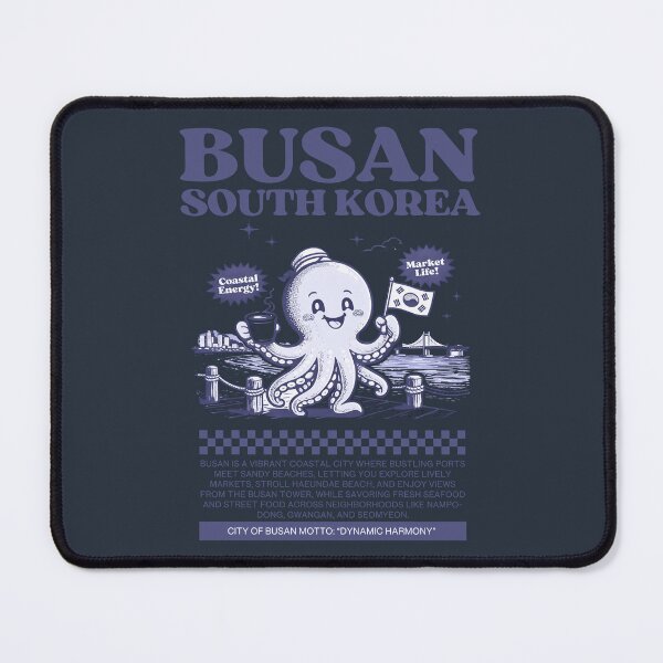 Item preview, Busan South Korea Pride Octopus Foodie designed and sold by HowToCanadian.