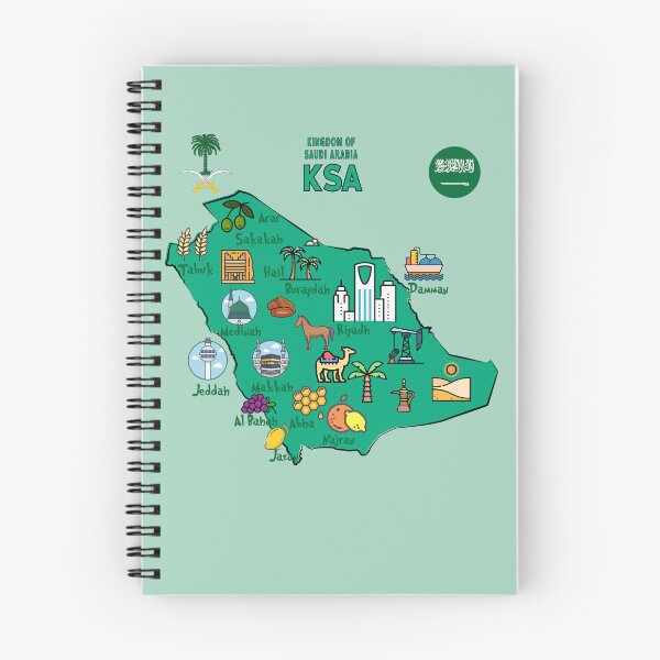 Item preview, Explore KSA, Illustrated Cultural Map designed and sold by mashmosh.