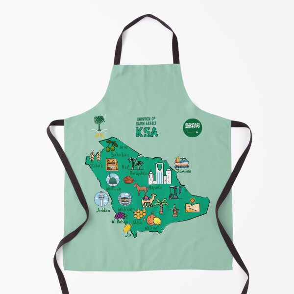 Item preview, Explore KSA, Illustrated Cultural Map designed and sold by mashmosh.