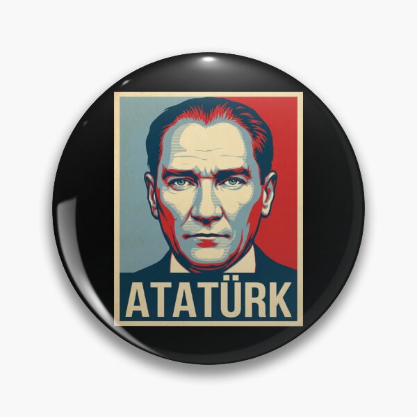 Item preview, Mustafa Kemal Atatürk Hope Style Retro Poster Art designed and sold by DamianRoy88.