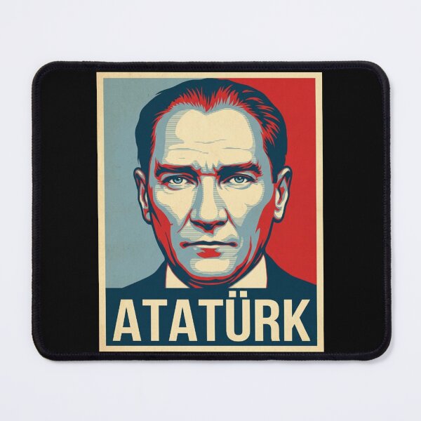 Item preview, Mustafa Kemal Atatürk Hope Style Retro Poster Art designed and sold by DamianRoy88.