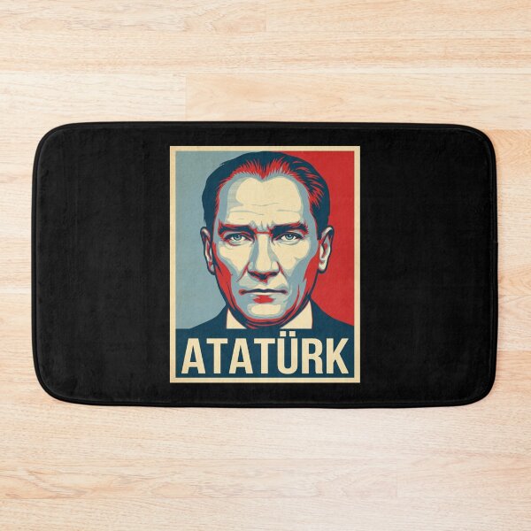 Item preview, Mustafa Kemal Atatürk Hope Style Retro Poster Art designed and sold by DamianRoy88.