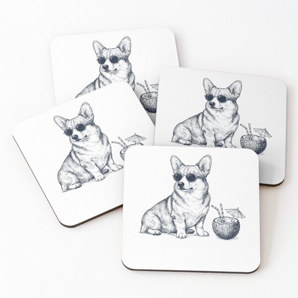 Item preview, Corgi Vacation Dog Lover Gift designed and sold by DoodleTortle.