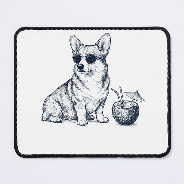 Item preview, Corgi Vacation Dog Lover Gift designed and sold by DoodleTortle.