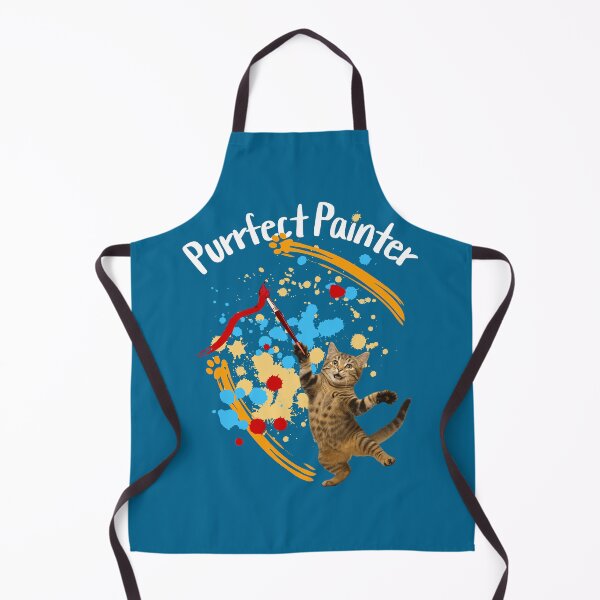 Item preview, Purrfect Painter Funny Cat designed and sold by Sachie's Studio.