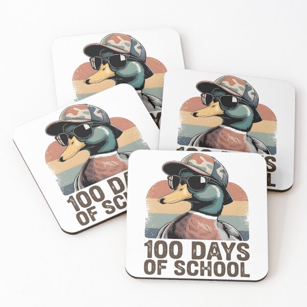 Item preview, Ducked' 100 Days of School designed and sold by Michaellan.