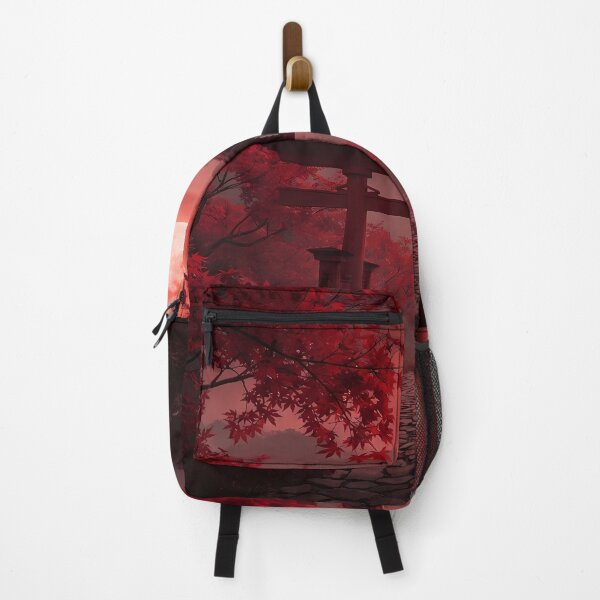 Item preview, Red Moon Over Japanese Garden designed and sold by Bobkataaa.