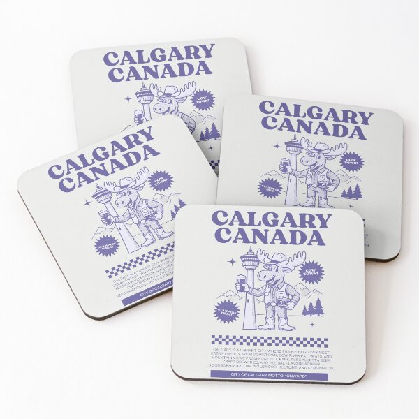 Item preview, Calgary Canada Moose Cowbody Tower designed and sold by HowToCanadian.