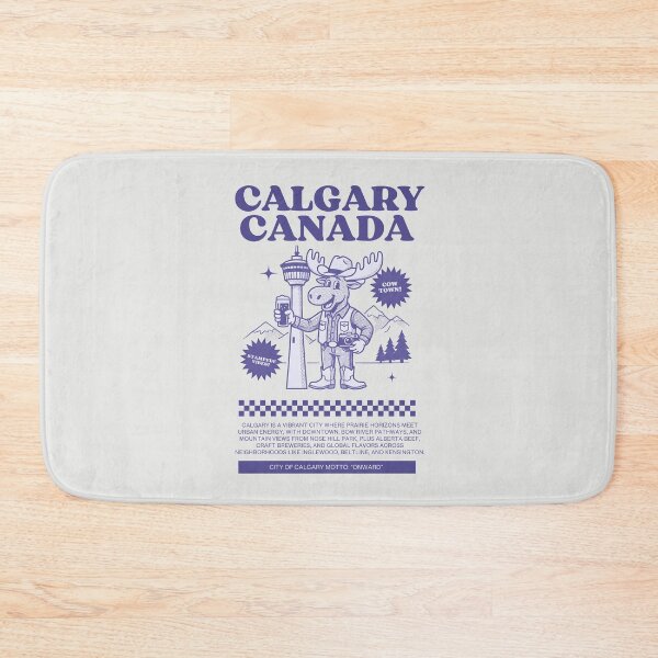 Item preview, Calgary Canada Moose Cowbody Tower designed and sold by HowToCanadian.