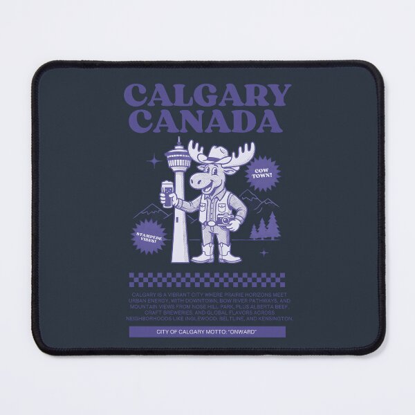 Item preview, Calgary Canada Moose Cowbody Tower designed and sold by HowToCanadian.