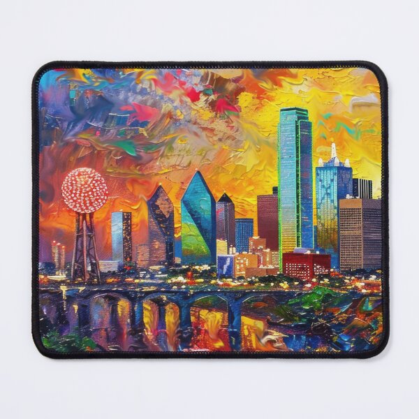 Item preview, Dallas Skyline – Reunion Tower Dusk Glow designed and sold by SkylineVistas Designs.