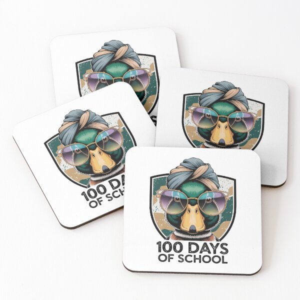 Item preview, Ducked' 100 Days of School designed and sold by Michaellan.