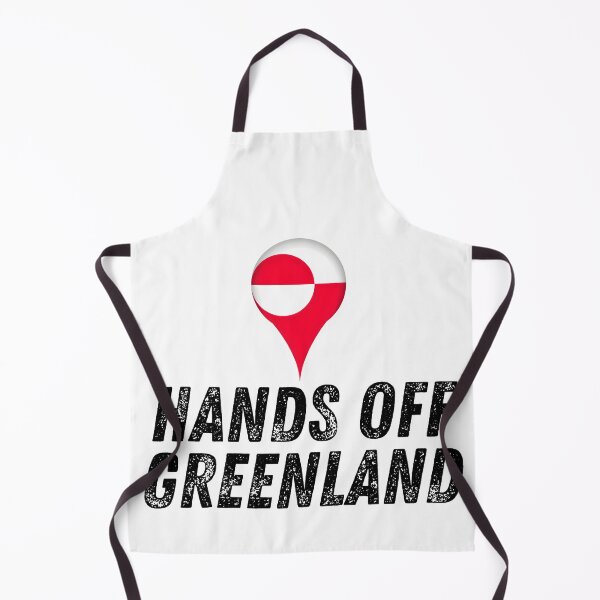 Item preview, Hands Off Greenland – Political Protest Slogan Tee designed and sold by Teetreasure2.