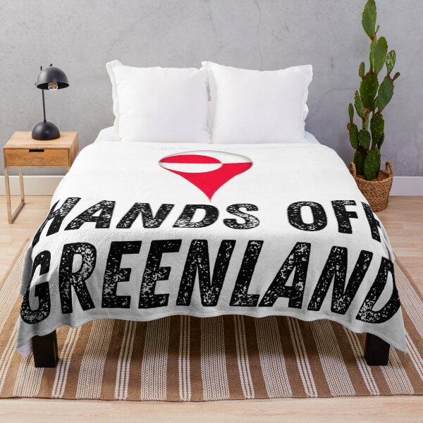 Item preview, Hands Off Greenland – Political Protest Slogan Tee designed and sold by Teetreasure2.