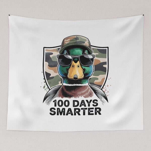 Item preview, Ducked' 100 Days Smarter designed and sold by Michaellan.