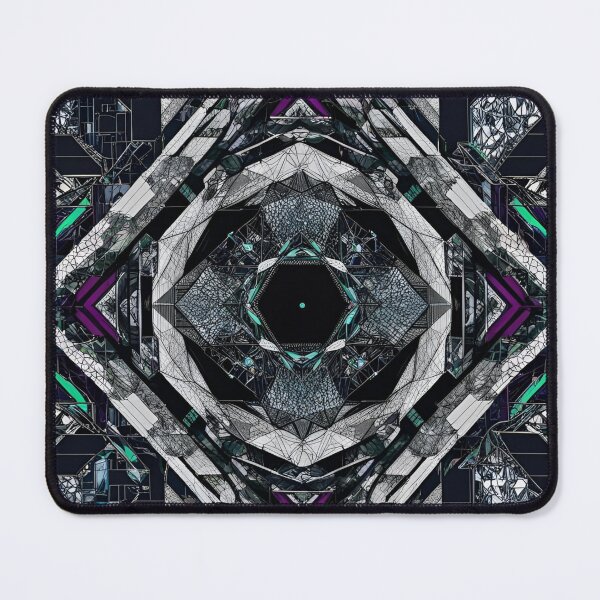 Item preview, Hexagonal Void Descent: Geometric Shards designed and sold by mxztar.