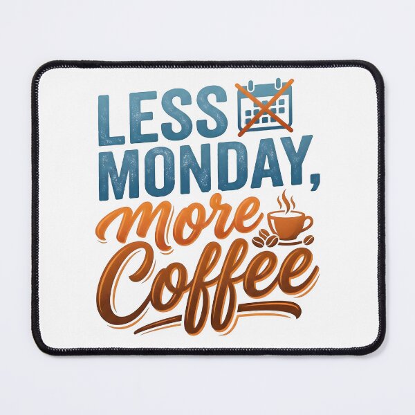 Item preview, monday office, coffee break, roasted coffee, monday work designed and sold by TrueArtVibes.