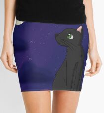 Schwarze Katze - Hintergrund Minirock