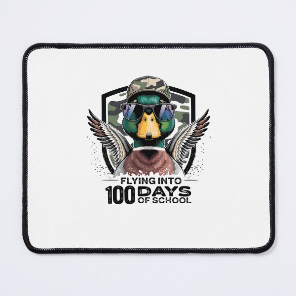 Item preview, Ducked' 100 Days of School designed and sold by Michaellan.