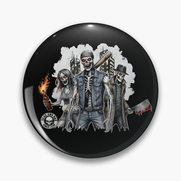 Item preview, DEAD AND BAD SQUAD | Post-Apocalyptic Skeleton Crew | Urban Zombie Street Art Graphic designed and sold by SergioMiklos.