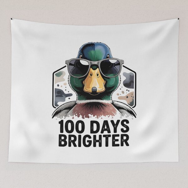 Item preview, Ducked' 100 Days Brighter designed and sold by Michaellan.