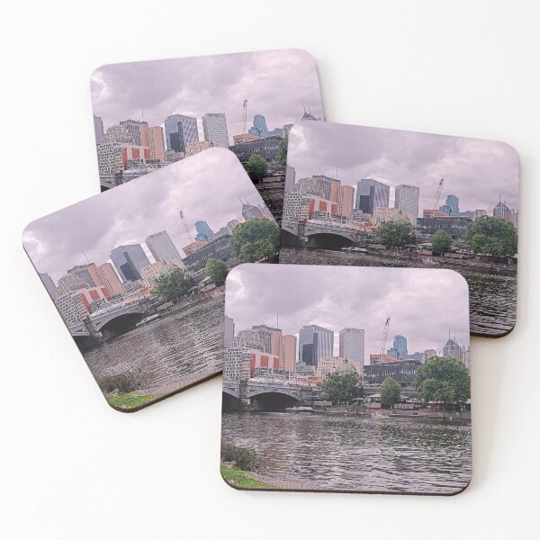 Item preview, At the Yarra River in Melbourne designed and sold by bluegumleaf.