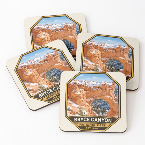 Item preview, Bryce Canyon National Park Utah Retro Badge designed and sold by Gideon Emmerich.