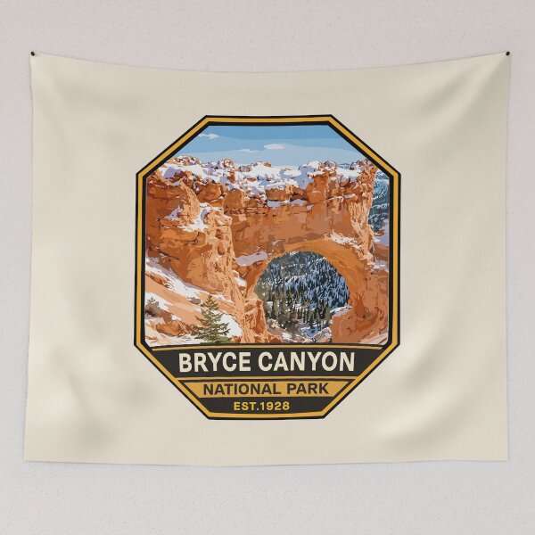 Item preview, Bryce Canyon National Park Utah Retro Badge designed and sold by Gideon Emmerich.