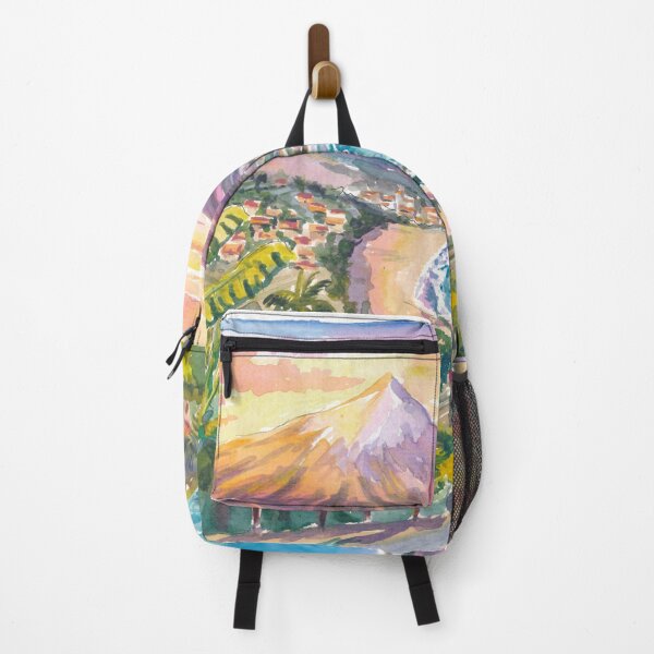 Item preview, Golden Teide Above Lush Orotava Valley and Serene Tenerife Coast designed and sold by artshop77.