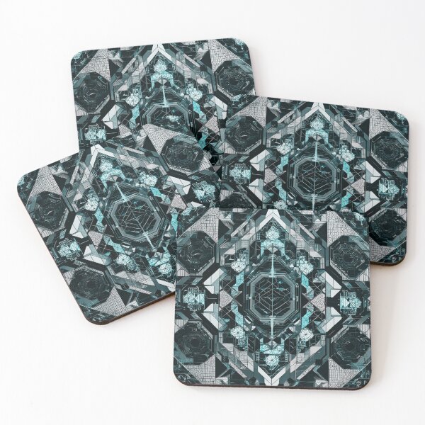 Item preview, Octagonal Core Matrix: Cyan Radiance designed and sold by mxztar.