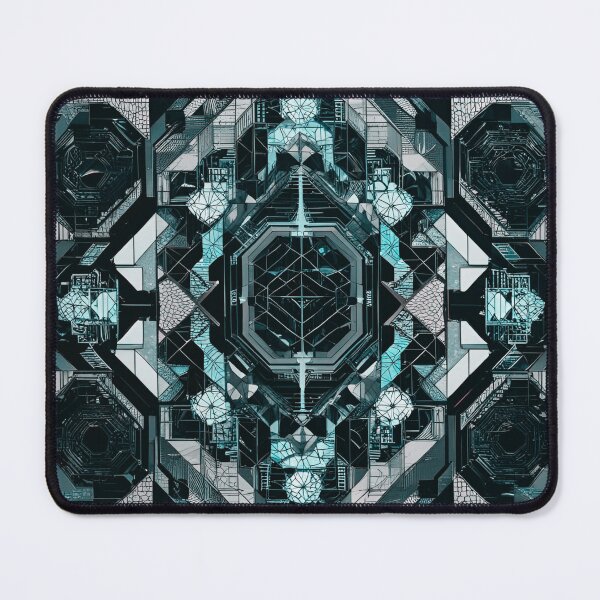 Item preview, Octagonal Core Matrix: Cyan Radiance designed and sold by mxztar.