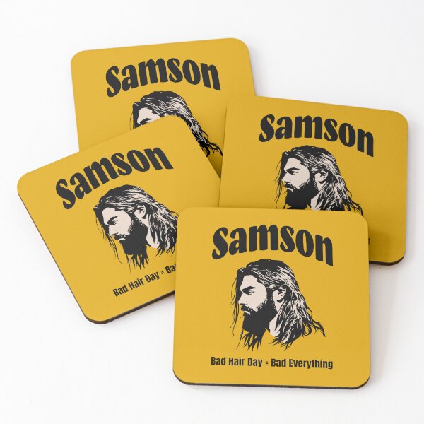 Artikelvorschau, Samson Bad Hair Day = Alles schlecht, lustig, christlich entworfen und verkauft von Sachie's Studio.