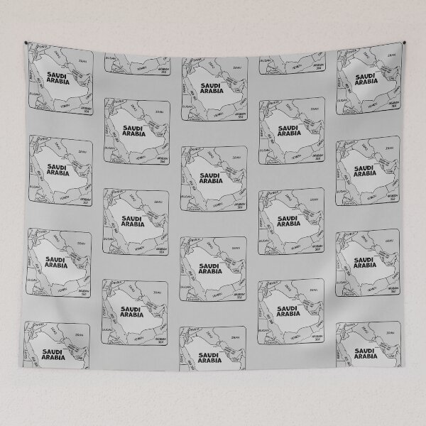 Item preview, Middle East Map & Countries Art - Minimalist Outline designed and sold by mashmosh.