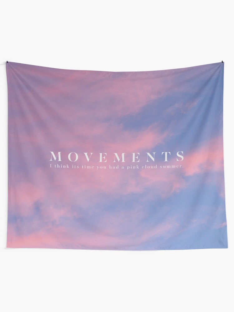 pink cloud tapestry