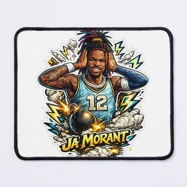 Item preview, Ja Morant "Boom" Celebration Street Art designed and sold by DanieleDiSanto.