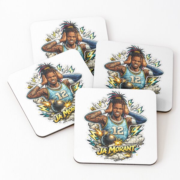 Item preview, Ja Morant "Boom" Celebration Street Art designed and sold by DanieleDiSanto.