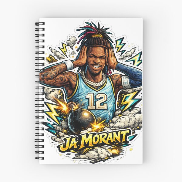 Item preview, Ja Morant "Boom" Celebration Street Art designed and sold by DanieleDiSanto.