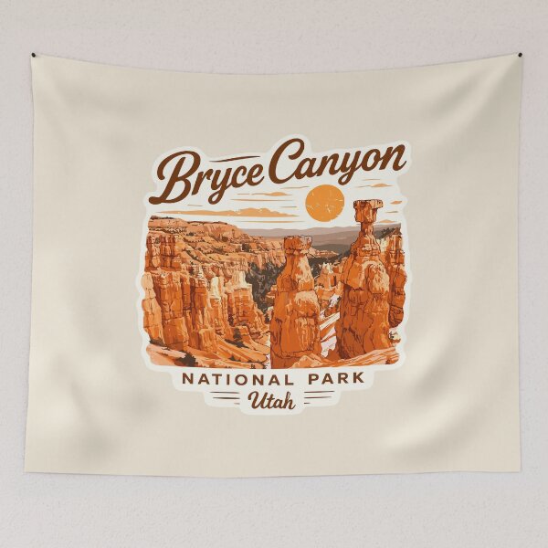 Item preview, Bryce Canyon National Park Utah Retro Badge designed and sold by Gideon Emmerich.